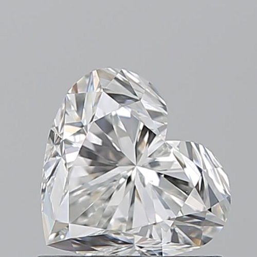 1.01 carat G-VS2 Natūralus Heart Deimantas (1)