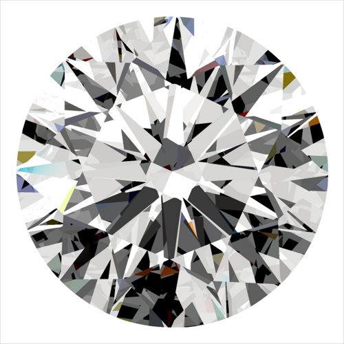 0.31 carat D-VVS1 Excellent cut Natūralus Round Deimantas (1)