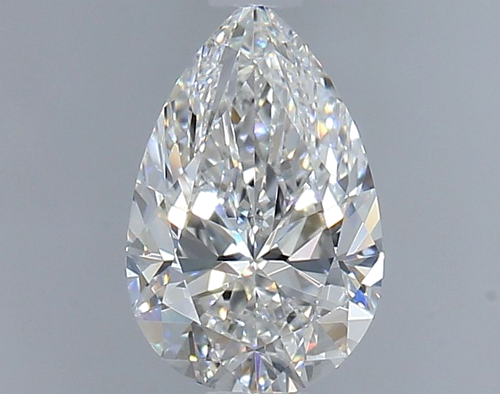 0.7 carat E-VVS2 Natūralus Pear Deimantas (1)