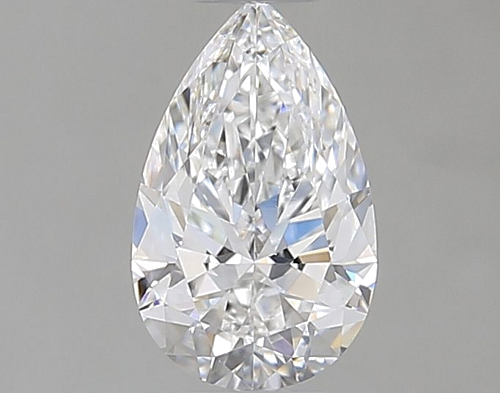 0.52 carat E-VVS2 Natūralus Pear Deimantas (1)