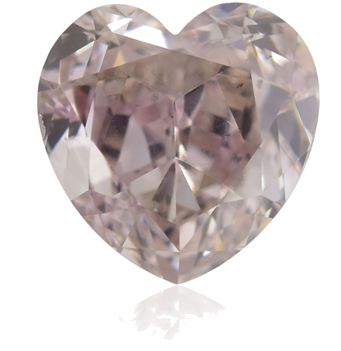 0.53 carat Fancy Pinkish Brown-SI1 Natūralus Heart Deimantas (1)