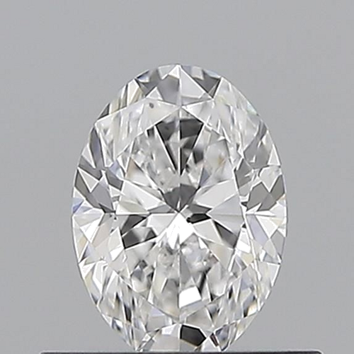 0.54 carat D-SI1 Natūralus Oval Deimantas (1)