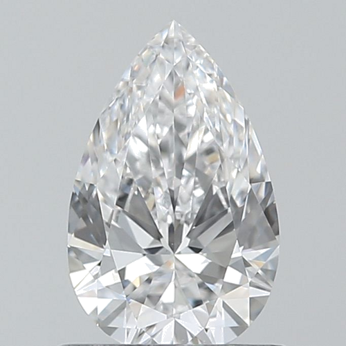 0.7 carat D-VS1 Natūralus Pear Deimantas (1)