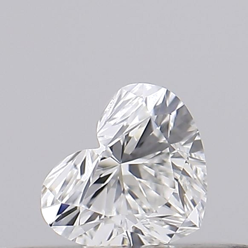 0.16 carat G-VVS1 Natūralus Heart Deimantas (1)