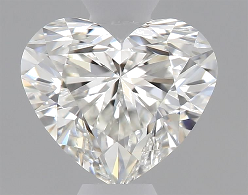 0.5 carat H-VVS2 Natūralus Heart Deimantas (1)