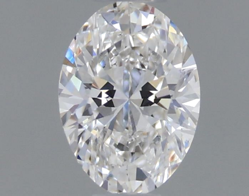 0.4 carat D-VS1 Natūralus Oval Deimantas (1)