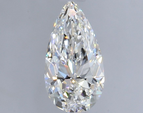 0.75 carat H-IF Natūralus Pear Deimantas (1)