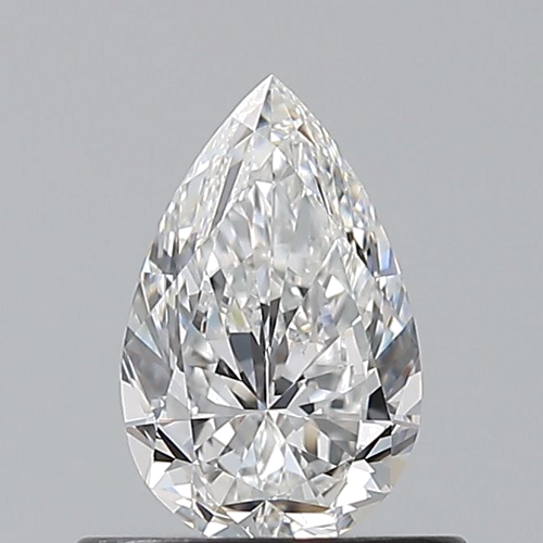 0.55 carat E-VVS1 Natūralus Pear Deimantas (1)