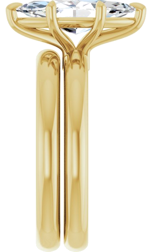 Sužadėtuvių Žiedas „Claw-Prong Euro Shank“ 14k yellow gold Marquise 13mm x 6.5mm (9)