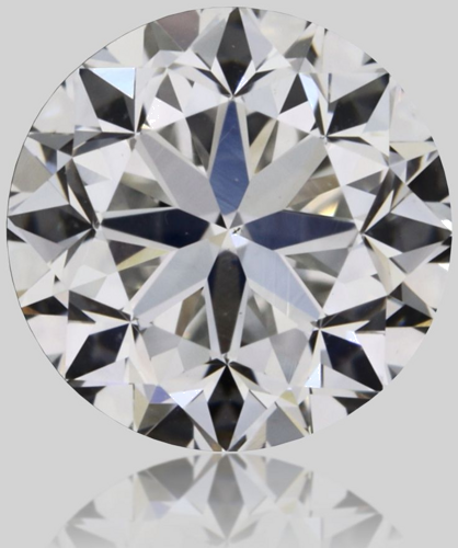 0.5 carat F-VS2 GD cut Natūralus Round Deimantas (1)