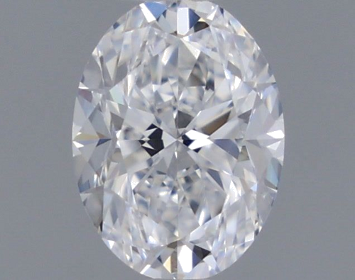 0.4 carat D-VVS2 Natūralus Oval Deimantas (1)