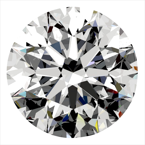 0.4 carat E-SI2 Excellent cut Natūralus Round Deimantas (1)
