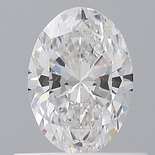 0.52 carat D-VVS2 Natūralus Oval Deimantas (1)