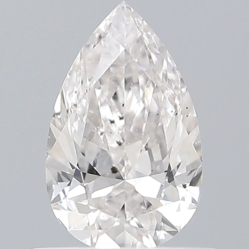 0.55 carat E-SI2 Natūralus Pear Deimantas (1)