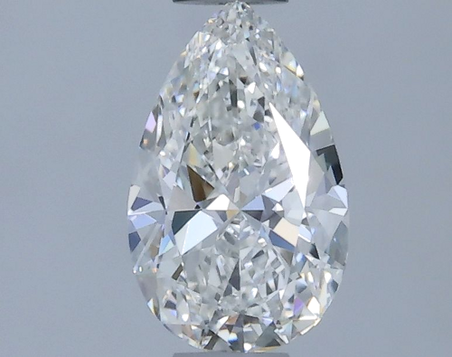 0.34 carat F-IF Natūralus Pear Deimantas (1)
