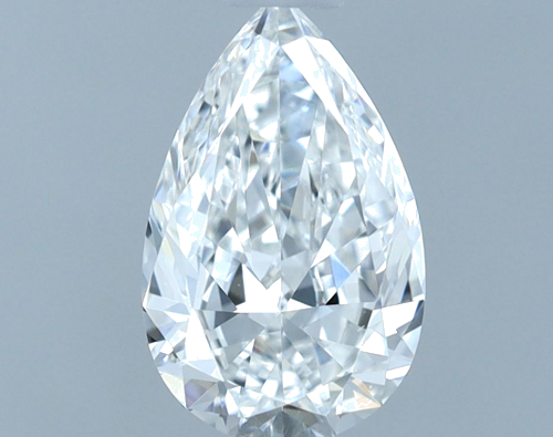 0.57 carat E-VVS1 Natūralus Pear Deimantas (1)