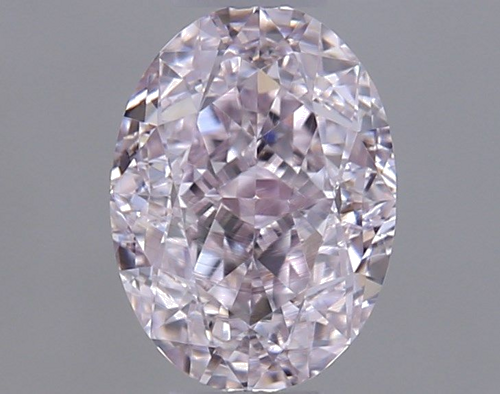 0.46 carat Light Pink-VVS2 Natūralus Oval Deimantas (1)