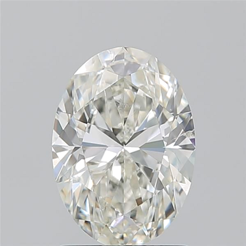 1.7 carat J-SI2 Natūralus Oval Deimantas (1)