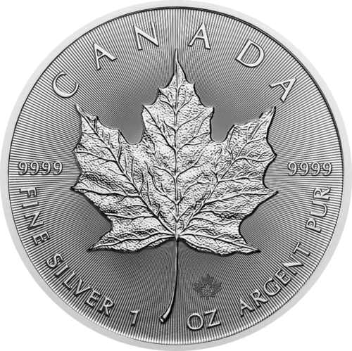 1 oz Кленов лист 2024 Канада сребърна монета (1)