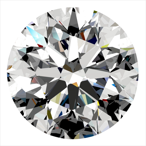 0.3 carat H-VVS1 Excellent cut Natūralus Round Deimantas (1)