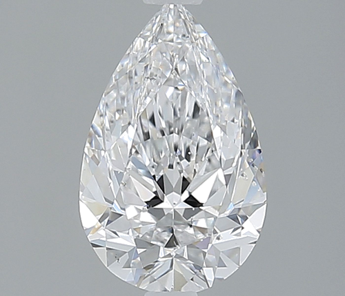 1.09 carat D-SI1 Natūralus Pear Deimantas (1)