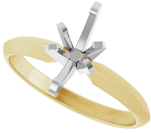 Sužadėtuvių Žiedas „Solitaire“ 585 Baltojo Ir Geltonojo Aukso Marquise 8.5mm x 4.5mm (5)