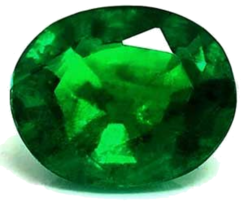 0.37 carat GREEN Oval Smaragdas (1)
