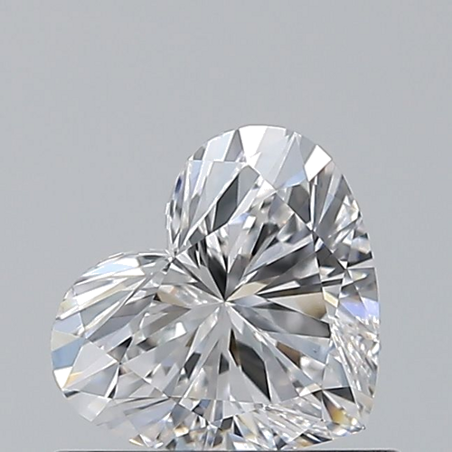 0.6 carat E-VS2 Natūralus Heart Deimantas (1)