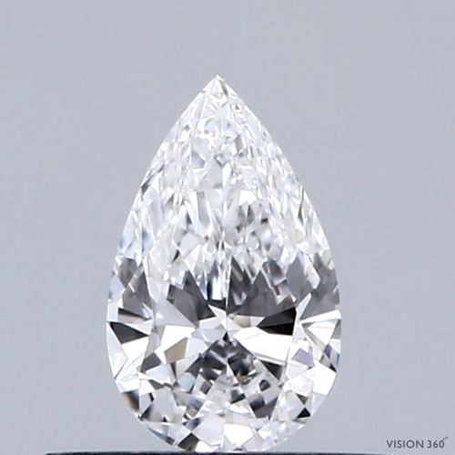 0.32 carat D-VS1 Natūralus Pear Deimantas (1)