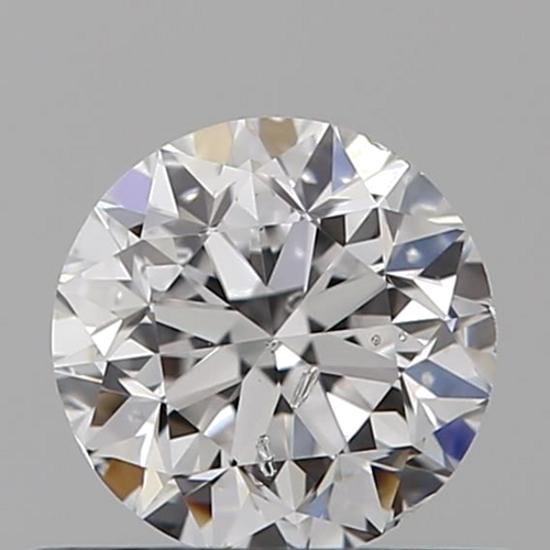 0.5 carat D-SI2 GD cut Natūralus Round Deimantas (1)