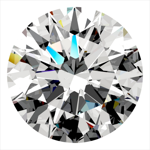 0.3 carat F-VVS2 Excellent cut Natūralus Round Deimantas (1)