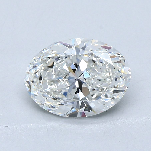 1.7 carat F-SI1 Natūralus Oval Deimantas (1)