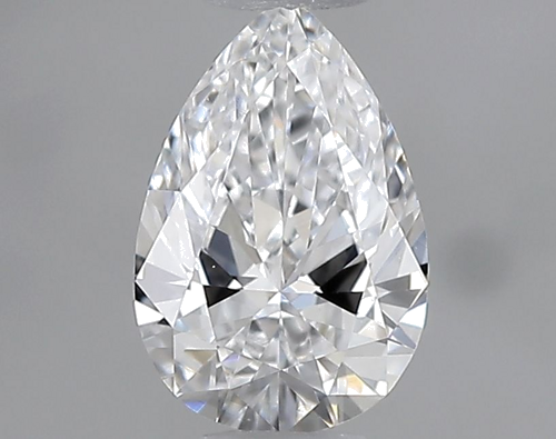 0.3 carat D-VVS2 Natūralus Pear Deimantas (1)