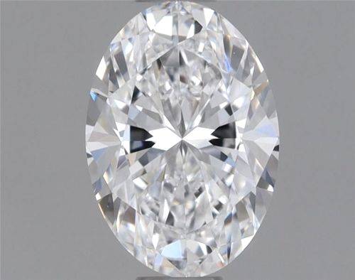0.46 carat D-VS1 Natūralus Oval Deimantas (1)