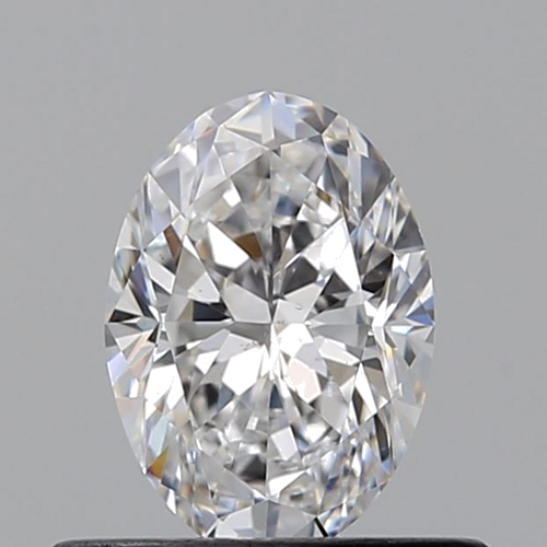 0.5 carat D-SI1 Natūralus Oval Deimantas (1)