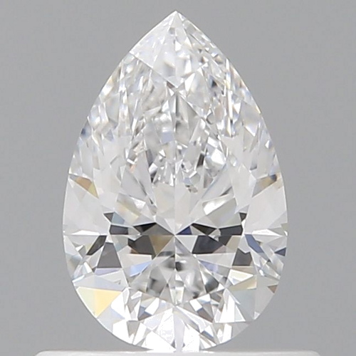 0.52 carat D-VVS1 Natūralus Pear Deimantas (1)