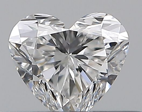 0.3 carat F-VVS2 Natūralus Heart Deimantas (1)