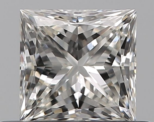 0.5 carat G-VVS2 Natūralus Princess Deimantas (1)