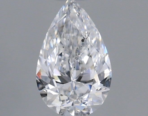 0.33 carat D-SI2 Natūralus Pear Deimantas (1)