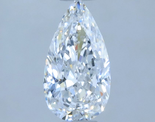 0.4 carat E-VS1 Natūralus Pear Deimantas (1)