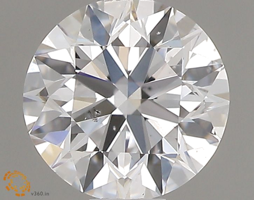 0.5 carat D-SI1 Excellent cut Natūralus Round Deimantas (1)