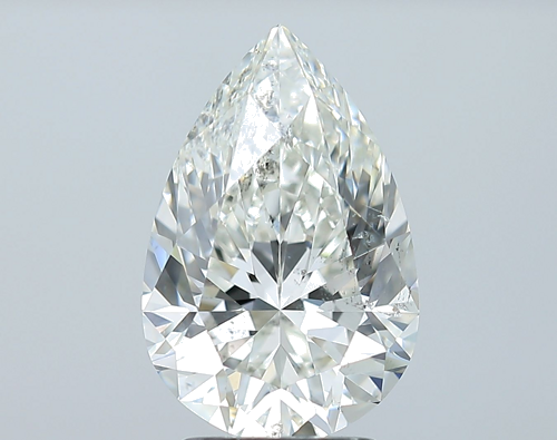 3.02 carat I-SI2 Natūralus Pear Deimantas (1)