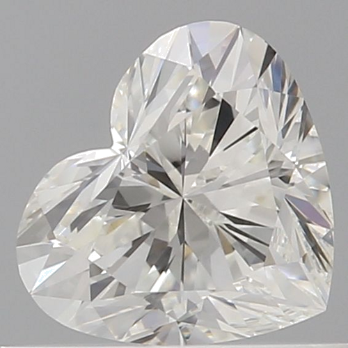 0.59 carat H-VVS2 Natūralus Heart Deimantas (1)