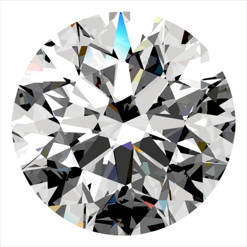 0.3 carat F-VS2 Very Good cut Natūralus Round Deimantas (1)