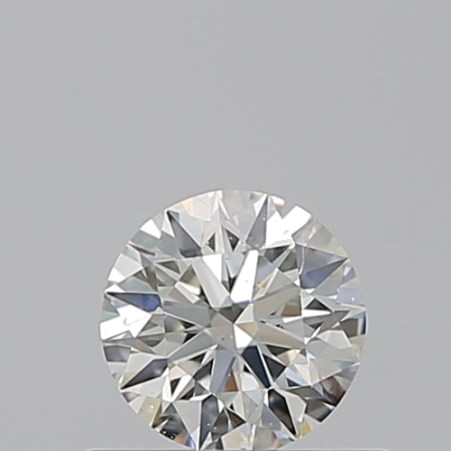 0.54 carat I-SI1 Excellent cut Natūralus Round Deimantas (1)