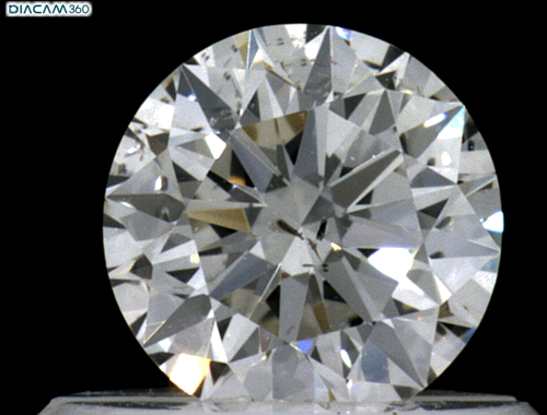 0.51 carat H-SI1 Excellent cut Natūralus Round Deimantas (1)