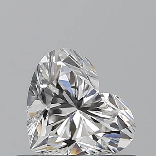 0.51 carat G-VS2 Natūralus Heart Deimantas (1)