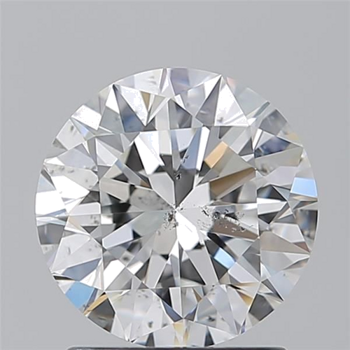 1.7 carat G-SI2 Excellent cut Natūralus Round Deimantas (1)
