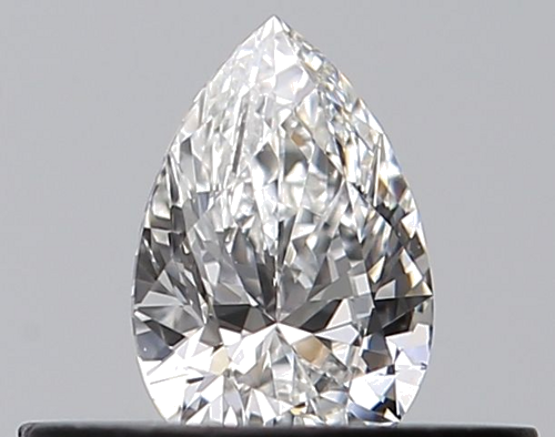 0.26 carat F-VVS1 Natūralus Pear Deimantas (1)