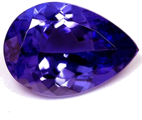 5.18 carat BLUE Pear Tanzanite (1)